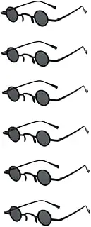 [WRITWAA] 3sets Men Women Sunglasses Retro Funny Decor Glasses/pc Lightweight Ideal for Festivals Parties 2pairs*3