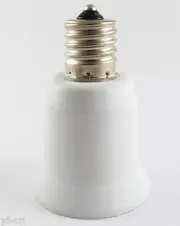 100x Lampholder Bulbs Converter Candelabra Light Base Socket E17 Male To E26/E27