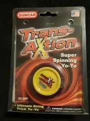 Duncan Trans-Axtion YoYo, red/yellow, #3512XP, 1998, NIB, NOS, Vintage yoyo