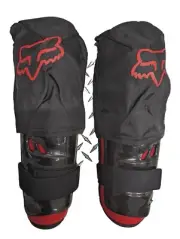 Fox Racing System Leg Armor Knee ShinGuards Motor Cross Sports Black Extreme S/M