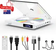 Mini DVD Player for TV HDMI RCA USB Compact All Region Free HD Disc Playback