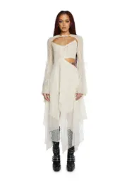 [Current Mood] Fairydust Chronicles Lace Dress & Shrug Set - Off White