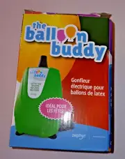 The Balloon Buddy Electric Air Inflator For Latex Balloons New