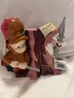 Looney Tunes Magnetic Salt And Peoper Shakers Bugs And Elmer Fudd No Box NWT