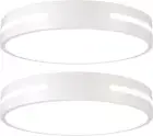 LED Ceiling Light Flush Mount 24W, White Bedroom Light Fixture Ceiling Mount Dim
