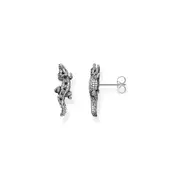 Buy Ear studs Crocodile with stones silver blackened by Thomas Sabo online - THOMAS SABO Australia