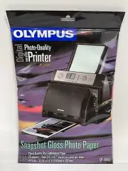 Olympus Camedia Digital High Speed Photo Quality Printer P-400 Gloss Paper 25 ct