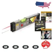 Heavy Duty 12in Laser Leveler with Magnetic Base & LED Light – Perfect for DIY