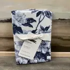Pottery Barn Garden Floral Percale Pillow Shams Standard Set/2 Blue White NWT