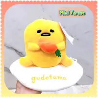 在飛比找蝦皮購物優惠-🍳現貨｜蛋黃哥拿蘿蔔｜正版 Gudetama 坐姿 慵懶 呆