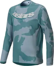 Alpinestars A-Dura Hollow Camo Bicycle Jersey, green, Size M for Men