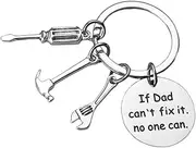 [VERDANVERSE] Dad Key Chain present Unique Father's Day From Stylish Tool Charms for Birthday Christmas Use for Keys Bags More