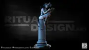 Emmi (The Curious Demon) By Ritual Design Statue 3D Print Unpainted Unassembled