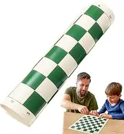 Game Board - Chess Board | Tournament Chess Board | Folding Chess Board, Soft Chess Game Board Tournament Chess Mat, Travel Chess Board for Family Gatherings Parties - Rollable Chessboard Checkers