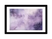 Purple Modern Art Framed print