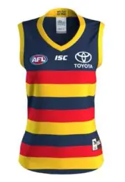 Adelaide Crows Ladies AFL Home Guernsey Sizes 8-18 BNWT