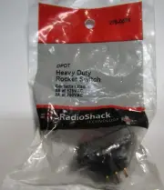 RadioShack Heavy-Duty Auto-Flip Switch DPDT Center-Off 275-0710 New And Sealed
