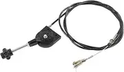 1 PC 3m Throttle Cable Controller Motor Line,Excavator Manual Control Kit, Carburetor Accelerator Cable Braided Throttle Cable,Heavy Equipment Parts Accessory for Mixer Truck