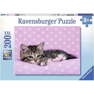 Ravensburger - Nap Time Kitten Xxl Jigsaw Puzzle 200 Pieces from Tates Toyworld