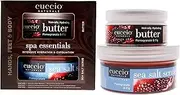 Cuccio Naturale Spa Essential Butter And Scrub Kit - Infused With Essential Oils - Leaves Skin Feeling Soft And Polished All Day - Gives Healthy, Glowing Effect - Pomegranate And Fig - 2 Pc
