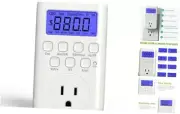 Watt Meter Plug with Backlight, Plug-in Socket Power Meter Electricity Usage