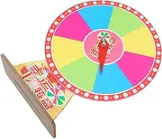 Abaodam Roulette Game Party Game Wheel Prize Draw Wheel Fortune Rotating Prize Wheel Turntable Prizes Wheel Table Wheel 8 Slot Wheel Game Board Party Prize Wheel Reward Wheel Foam