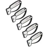 5 PACK AccuSharp Pro Tool Knife Reversible Tungsten Carbide Sharpeners w/ Rubber