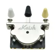 Heavy Duty 3 Way Guitar Pickup Lever Switch with 3 Plastic Tip
