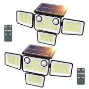 Outdoor Solar Lights for Outside, 324 LED 3000LM Motion Sensor Outdoor Lights...