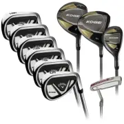 Callaway Mens 10 Piece Right Hand Golf Club Set Steel Irons and Graphite Woods R