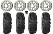 KS234 Addict 2 Beadlock 15" Wheels Mh 37" RC500S Sticky Tires Can-Am Maverick X3