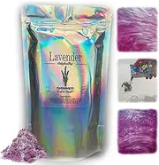 Stsfybaths Purple Shimmer Bath Bomb in A Bag - Handmade Lavender Scented Bath Bombs for Women, Kids and Men - Bulk Bathbomb Fizzies Perfect for Boys and Girls All Ages (Large, Purple)