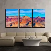 wall26 - Grand Canyon National Park - Canvas Art Wall Decor - 16"x24"x3 Panels
