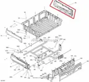 NEW OEM CAN-AM DEFENDER REAR RIGHT CARGO BOX TRIM MAGNESIUM
