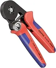 Knipex 97 53 04 SB - Crimping Pliers for End Sleeves (Ferrules), Multicolor