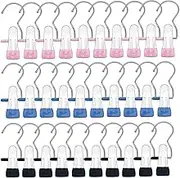 30 Pack Boot Hangers Closet Hanging Clips Laundry Hooks for Hats, Pants, Towel, Socks, Handbags, Bags, Underwear