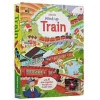 在飛比找蝦皮購物優惠-英文童書/WIND-UP TRAIN BOOK軌道書+火車/