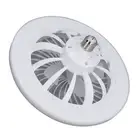 Socket Ceiling Fan Light 180 Degree Illumination LED Ceiling Fan Light Quiet 30W