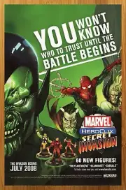 2008 Marvel Heroclix Secret Invasion Miniature Figures Print Ad/Poster Promo Art