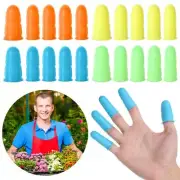 Sewing Thimble Silicone Finger Cover Finger protector Guard Caps Non-slip