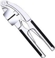 TIDTALEO Garlic Press and Nut Cracker Solid Mincer for Easy Squeeze Clean Multi Use Garlic Presser Crusher Kitchen Tool for Cooking and Food Preparation