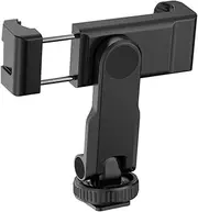 Multi-Functional Phone Holder Clamp Phone Tripod Mount Rotatable with Dual Cold Shoe Mounts for Smartphone Vlog