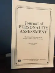New JOURNAL OF PERSONALITY ASSESSMENT PAPERBACK BOOK Volume 66 # 3 June 1996