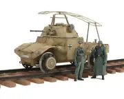 Tamiya P204(f) German Armored Railway Vehicle 1/35 Model Kit [TAM32413]