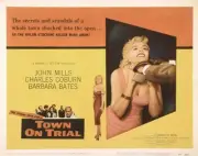 Town On Trial Lobby Card 1957 Old Film Movie Photo