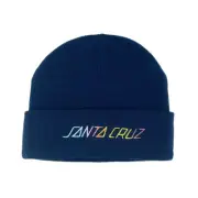 Santa Cruz Gradient Strip Beanie Womens in Navy - Size OSFA -Blue