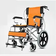 Wheelchair,Lightweight Folding Wheelchair Driving,Manual Wheelchair Hand Pushing Wheelchair Elderly Disabled Wheelchair Walking Trolley,Portable