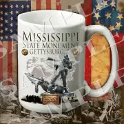 Mississippi State Monument, Gettysburg 15-ounce Civil War themed coffee mug
