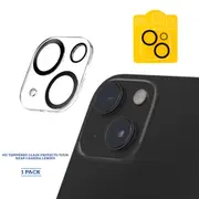iPhone 15 / iPhone 15 Plus Tempered Glass Compatible For Back Camera Lens HD