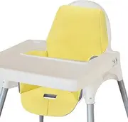 Seat Covers Cushion Compatible with Ikeas Antilop High Chair Baby High Chair Cushion Washable Foldable Baby High Chair Children's High Chair Seat Cushion Comfortable Seat Covers Chair